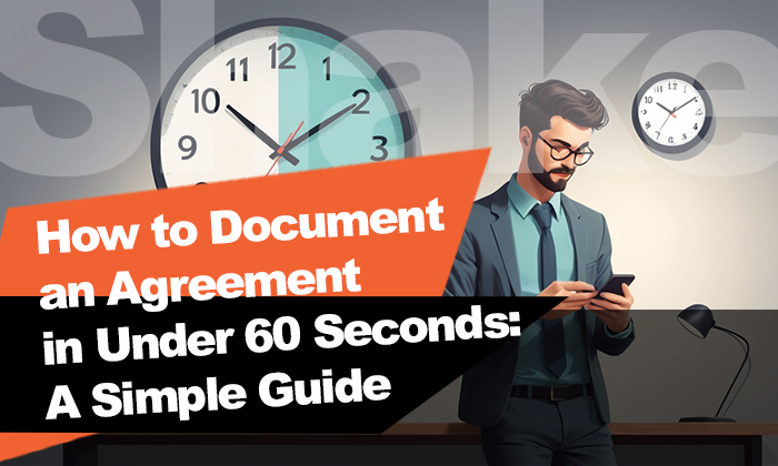 How to Document an Agreement in Under 60 Seconds: A Simple Guide